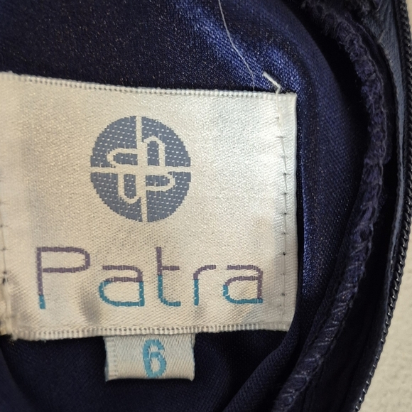 Patra Pleated Chiffon Formal Event Dress - Size 6 - Picture 13 of 16